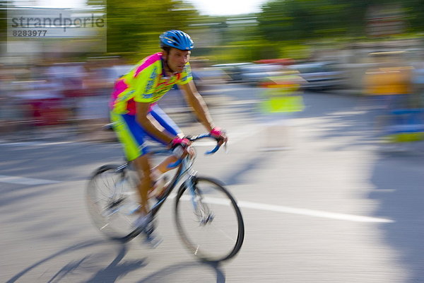 Anschnitt Frankreich nehmen Fahrradfahrer