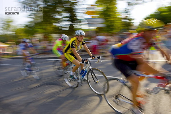 Anschnitt Frankreich nehmen Fahrradfahrer