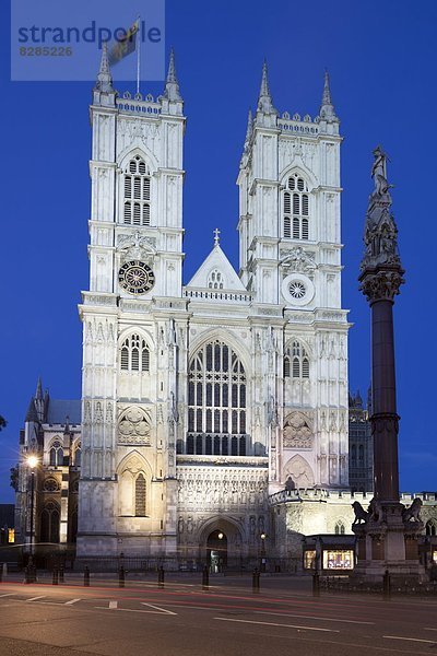 Westminster Abbey bei Nacht  Westminster  London  England  Großbritannien  Europa