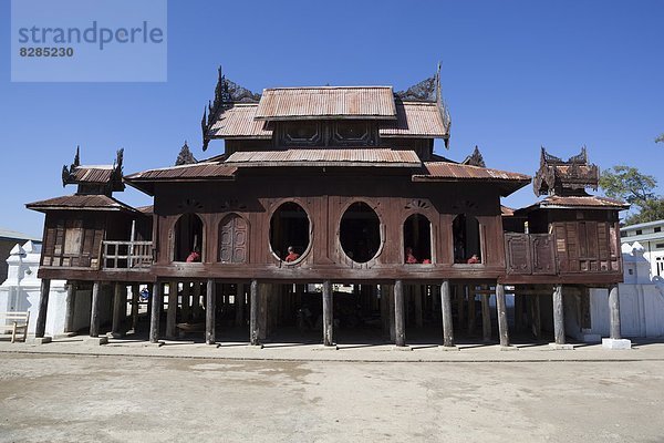 Myanmar Asien Inle See Shan Staat Shwe-yan-pyay Kloster