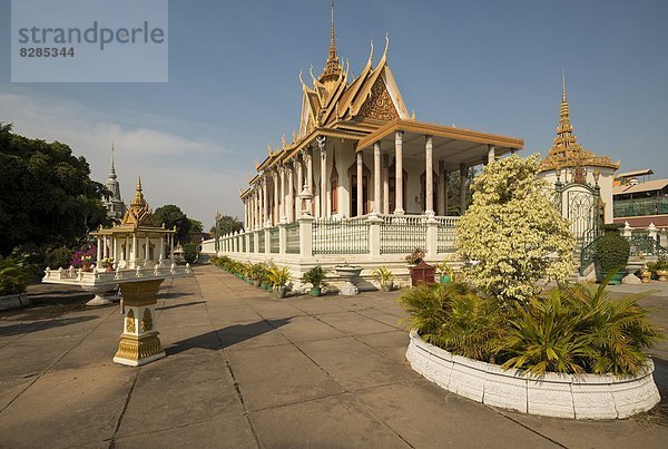 Phnom Penh  Hauptstadt  Silber  Südostasien  Vietnam  Asien  Buddha  Kambodscha  Smaragd  Pagode