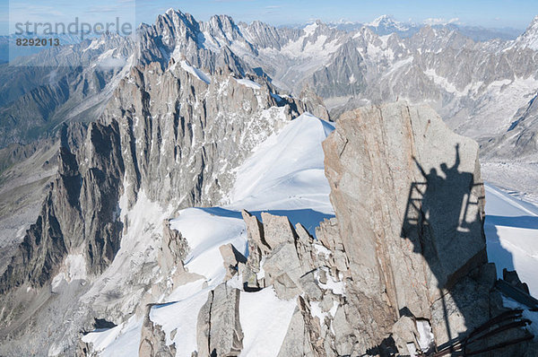 Mont Blanc  Chamonix  Frankreich