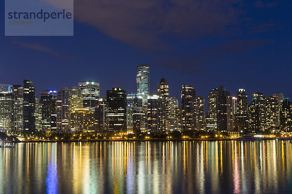 Canada  Skyline of Vancouver at night