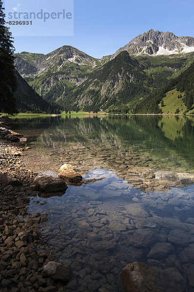 Austria  Tyrol  Lake Vilsalpsee