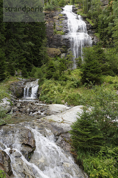 Österreich  Kärnten  Maltatal  Wasserfall Melnikfall