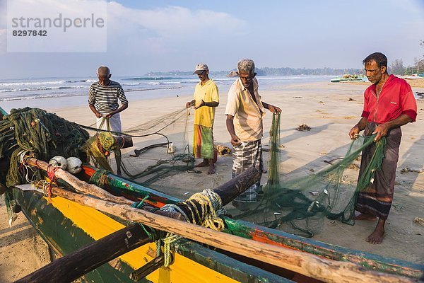 Strand fangen Fischer Asien sortieren