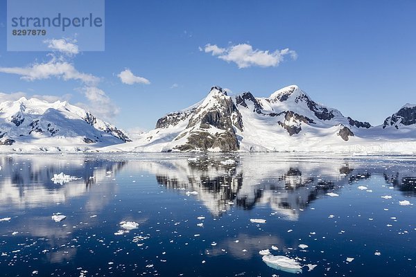 Berg  Seitenansicht  bedecken  Antarktis  Halbinsel  Schnee