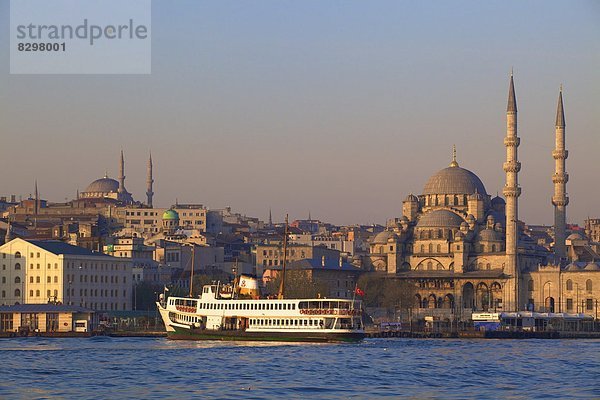 Europa Türkei Goldenes Horn Istanbul Neue Moschee