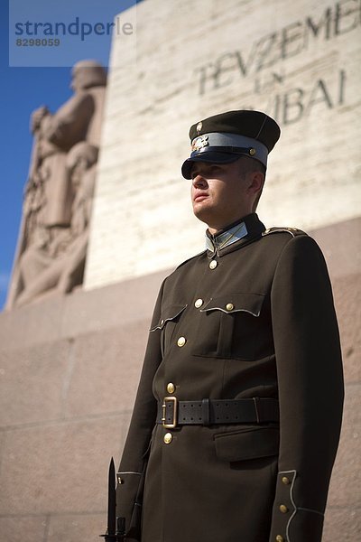 Europa  Soldat  Monument  frontal  Riga  Hauptstadt  Freiheit  Lettland