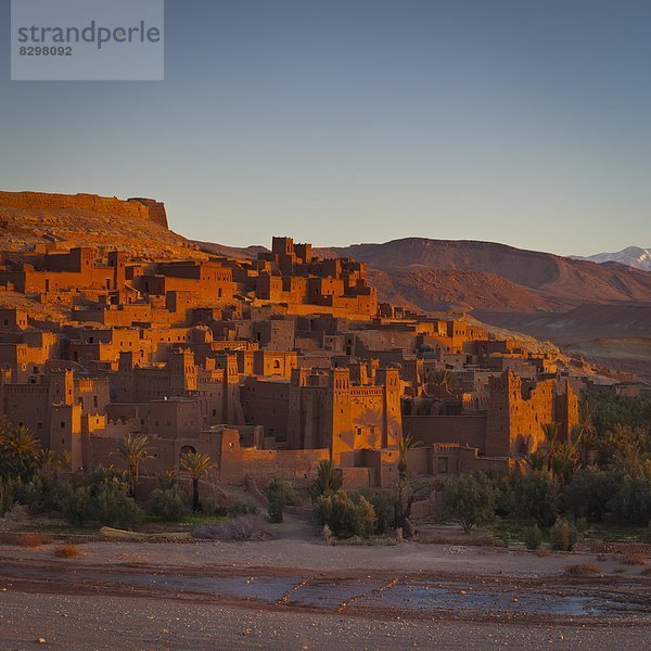 Nordafrika  UNESCO-Welterbe  Afrika  Ait Benhaddou  Marokko