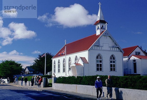 Hafen  Mensch  Menschen  gehen  Straße  vorwärts  Falklandinseln