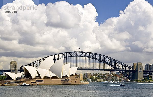 Hafen Opernhaus Oper Opern Brücke Australien Sydney