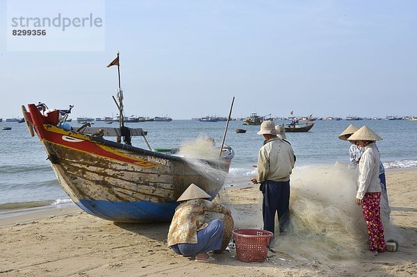 Südostasien  Vietnam  Asien  Fischerdorf  Mui Ne