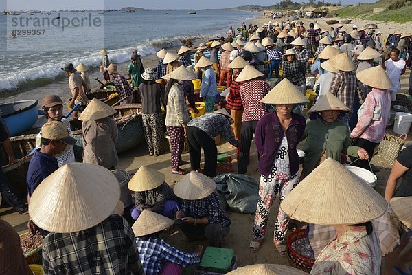 Südostasien  Vietnam  Asien  Fischerdorf  Mui Ne