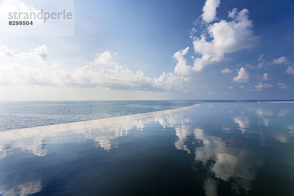 entfernt  Weite  Wolke  Himmel  Spiegelung  Meer  Südostasien  Asien  Unendlichkeit  Koh Samui  Thailand