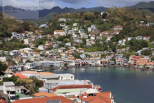 Karibik  Westindische Inseln  Mittelamerika  Ansicht  Festung  Grenada  Hauptstadt  Windward Islands