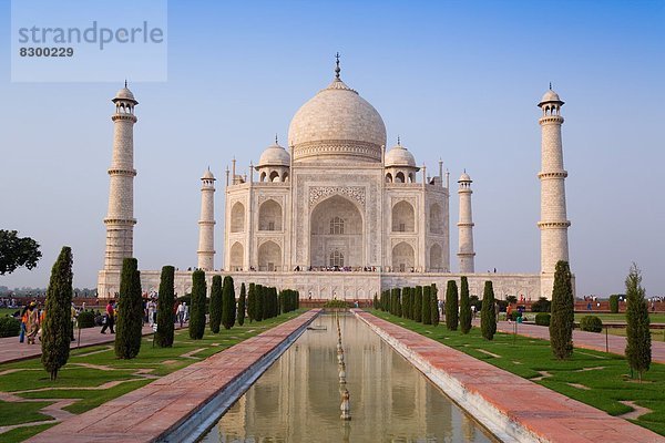 Das Taj Mahal  UNESCO Weltkulturerbe  Agra  Uttar Pradesh  Indien  Asien