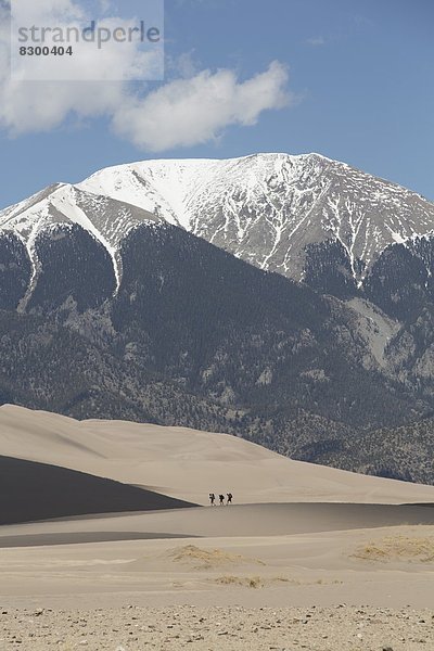 Vereinigte Staaten von Amerika  USA  Berg  Hintergrund  Sand  Nordamerika  groß  großes  großer  große  großen  Düne  Colorado