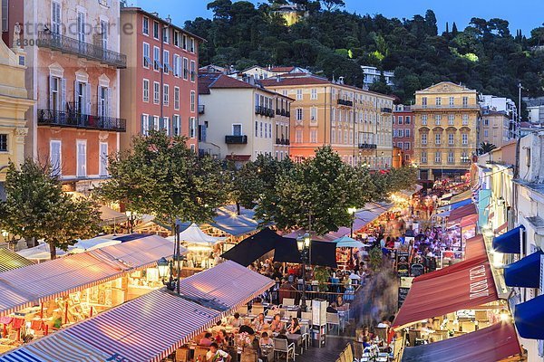 Frankreich  Europa  offen  Restaurant  Himmel  Freundlichkeit  Provence - Alpes-Cote d Azur  Cote d Azur  Alpes-Maritimes