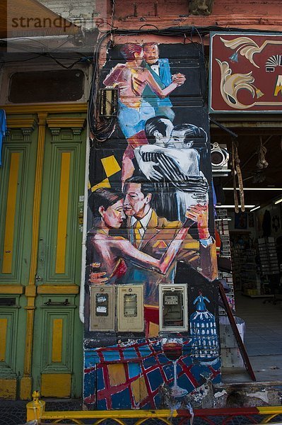 Gebäude Argentinien Graffiti Nachbarschaft Südamerika