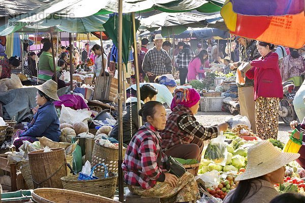 Myanmar  Asien  Hauptmarkt  Shan Staat