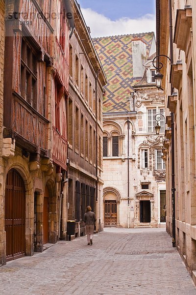 Frankreich  Europa  Straße  Hotel  Burgund  Dijon  alt