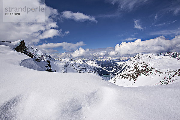 Gipfelblick ins Kühtai mit Finstertaler Speichersee