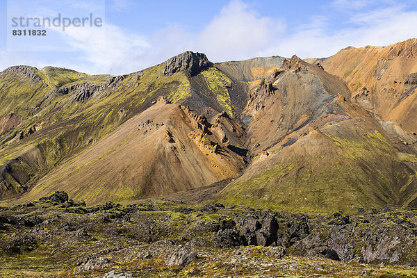 Berge im Gebiet Landmannalaugar