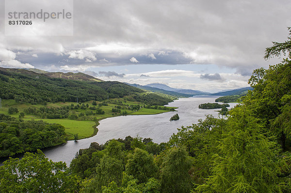 Ausblick über die Highlands