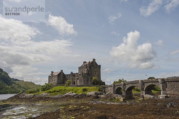 Die Burg Eilean Donan Castle am Loch Duich