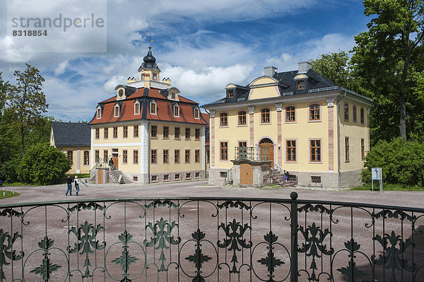 Schloss Belvedere  UNESCO Weltkulturerbe  ehemalige Kavaliershäuser am Schloss  heute Übungsräume der Musikschüler und Musikstudenten