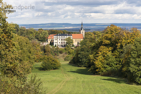 frontal  Palast  Schloß  Schlösser  UNESCO-Welterbe  Allee  Weimar