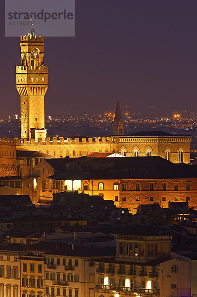Palazzo Vecchio bei Nacht