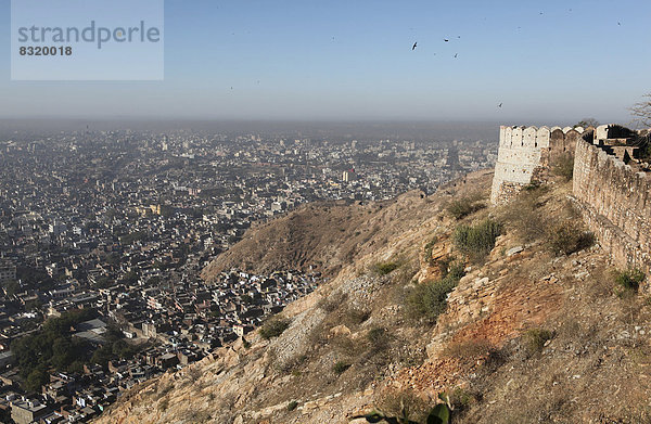 Ausblick vom Fort Nahargarh auf die Stadt