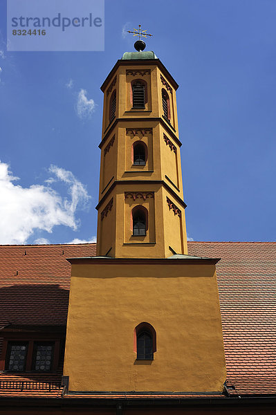 Turm  1456  der Spitalkirche Heilig Geist  Spital um 1280