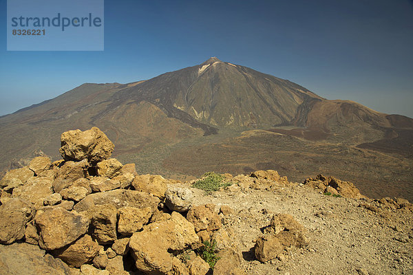 Ausblick vom Alto de Guajara  2717m  zum Pico de Teide  3718m