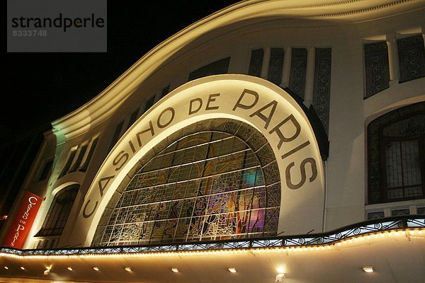Paris  Hauptstadt  Fassade  Casino