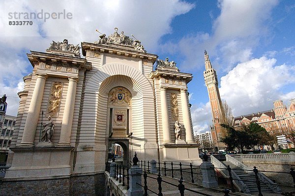 Glockenturm  Paris  Hauptstadt  Halle  Großstadt  Eingang  Belfried  Lille