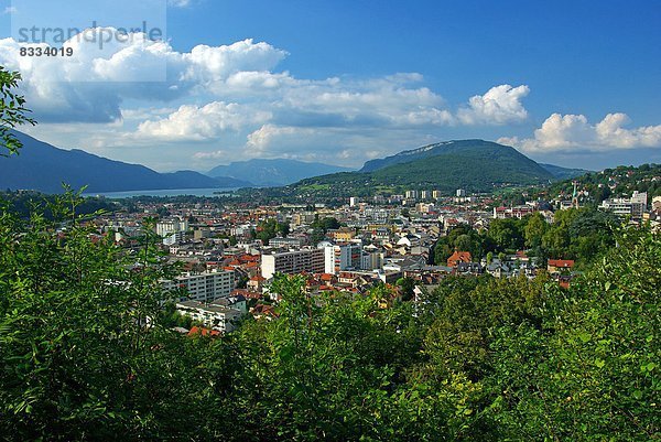 über  Großstadt  Ansicht