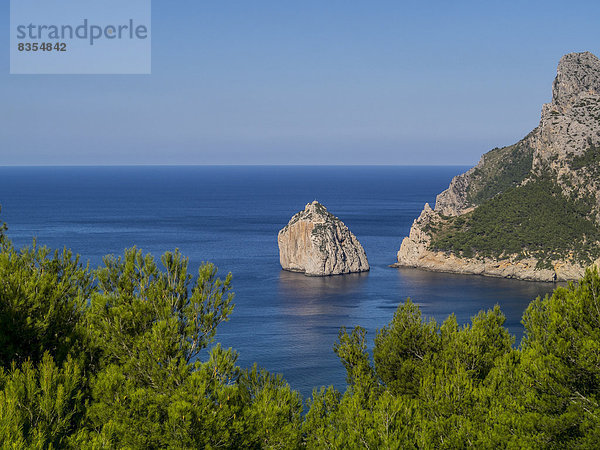 Küste Kap Formentor Balearen Balearische Inseln Mallorca Spanien