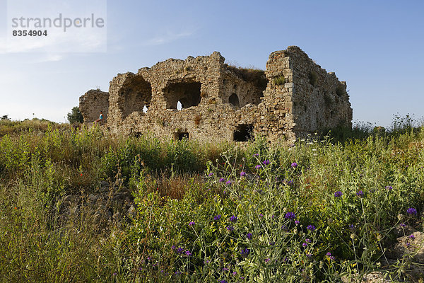 Hospital aus dem 6. Jahrhundert  antike Stadt Side  Pamphylien  Provinz Antalya  Türkei