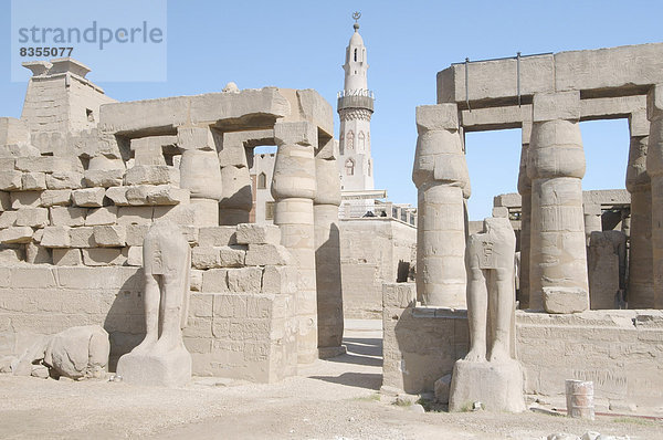 Luxor-Tempel  UNESCO-Weltkulturerbe  Theben  Luxor  Gouvernement Luxor  Ägypten