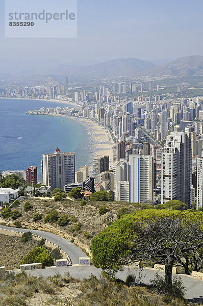 Küste Benidorm Spanien