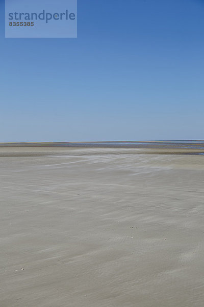 Sandstrand auf der Seehundbank Norderoogsand vor Pellworm  Deutschland