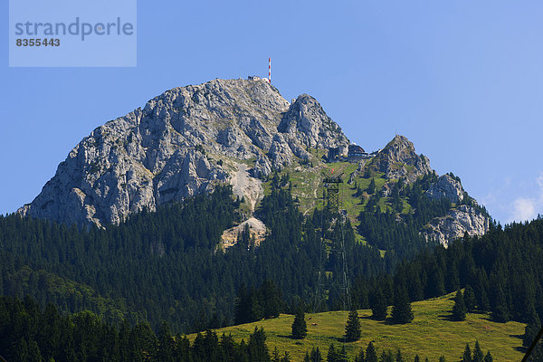 Der Berg Wendelstein  Bayerische Alpen