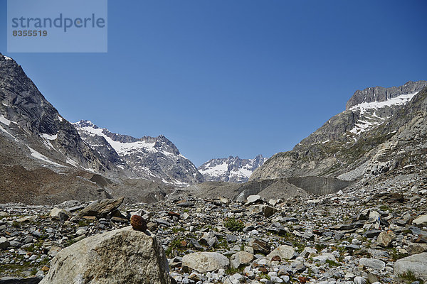 Lauteraargletscher  Berner Oberland  Schweiz