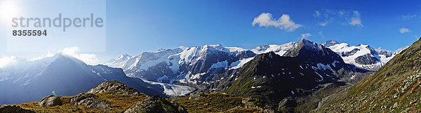 Gipfel des Pitztals  Tirol  Österreich
