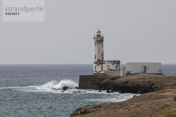 Der alte Leuchtturm  Praia  Insel Santiago  Kap Verde