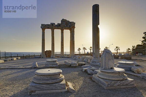 Apollon-Tempel  antike Stadt Side  Pamphylien  Provinz Antalya  Türkei