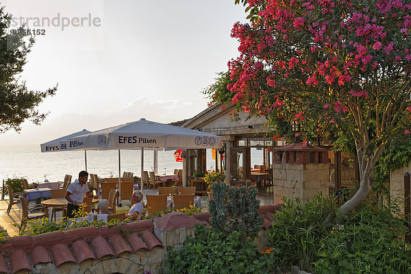 Restaurant Kleopatra an der Promenade  Side  Provinz Antalya  Türkei